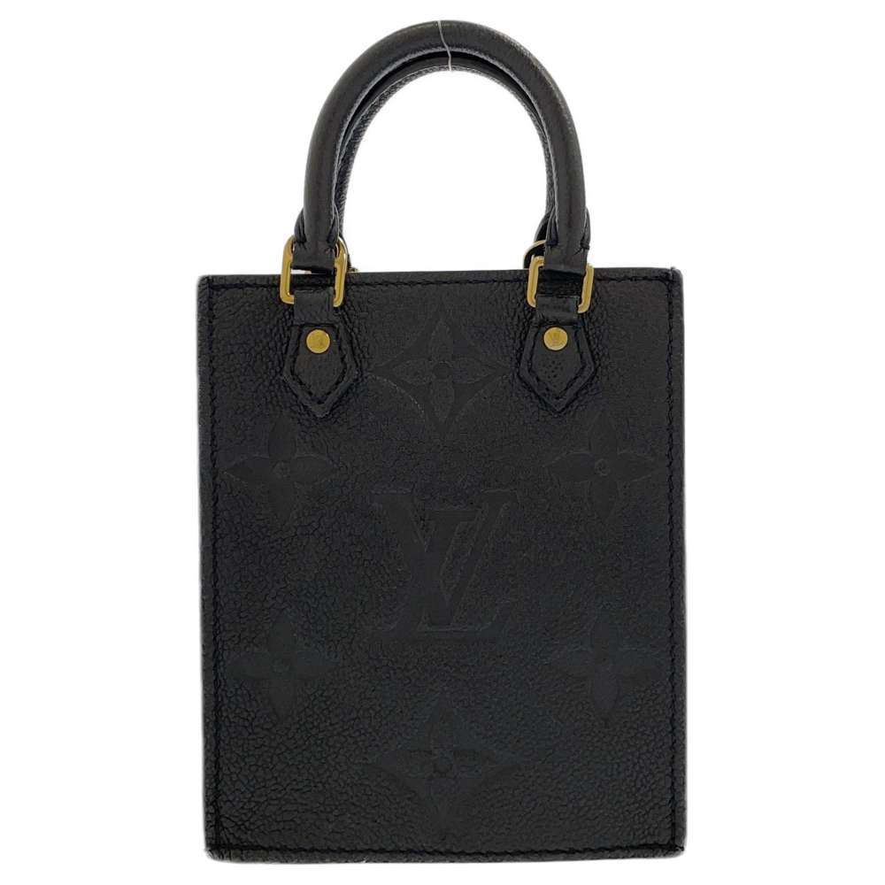 Louis Vuitton handbag Monogram Empreinte Sac Plat shoulder bag black - Picture 3 of 12